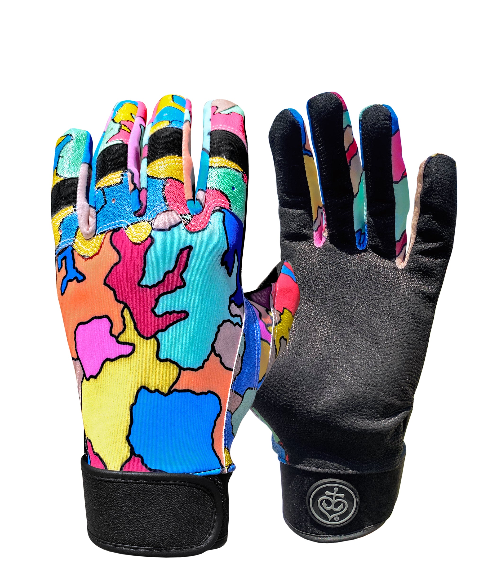 Baseball Batting Gloves | Skull Batting Gloves | Batting Gloves